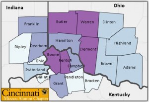 Greater Cincinnati Map Alumni logo