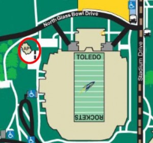 Toledo stadium map